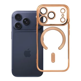 Zadní kryt ELECTRO MAG COVER case s MagSafe pro Apple iPhone 17 Pro / 18 Pro, gold