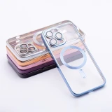 Case for iPhone 17 Pro Max / 18 Pro Max Electro Mag Cover compatible with MagSafe navy blue