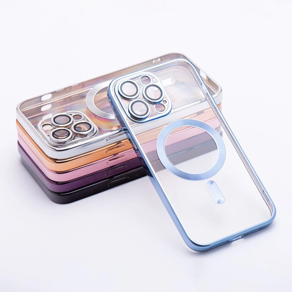 Case for iPhone 17 Pro Max / 18 Pro Max Electro Mag Cover compatible with MagSafe navy blue
