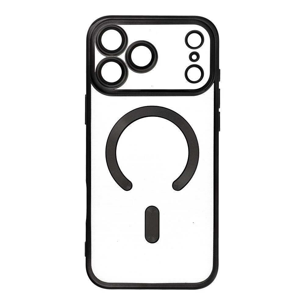 Case for iPhone 17 Pro Max / 18 Pro Max Electro Mag Cover compatible with MagSafe black