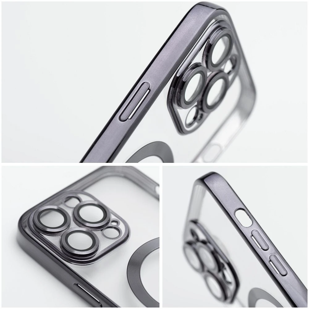 Case for iPhone 17 Pro Max / 18 Pro Max Electro Mag Cover compatible with MagSafe black