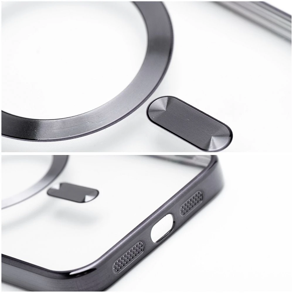Case for iPhone 17 Pro Max / 18 Pro Max Electro Mag Cover compatible with MagSafe black