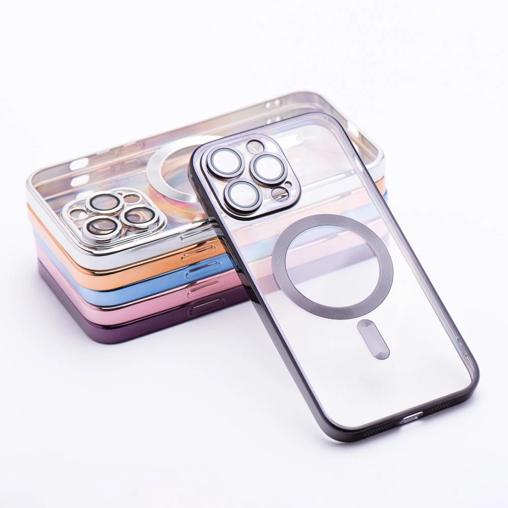 Case for iPhone 17 Pro Max / 18 Pro Max Electro Mag Cover compatible with MagSafe black