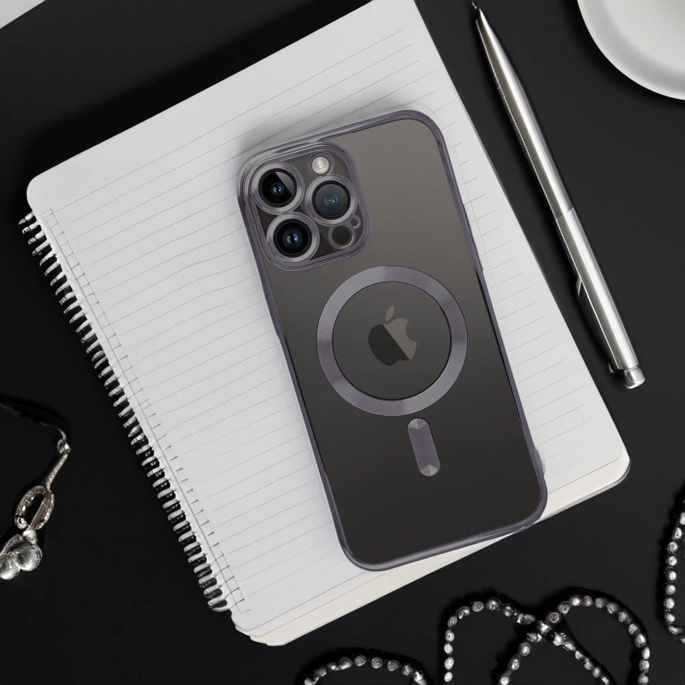 Case for iPhone 17 Pro Max / 18 Pro Max Electro Mag Cover compatible with MagSafe black