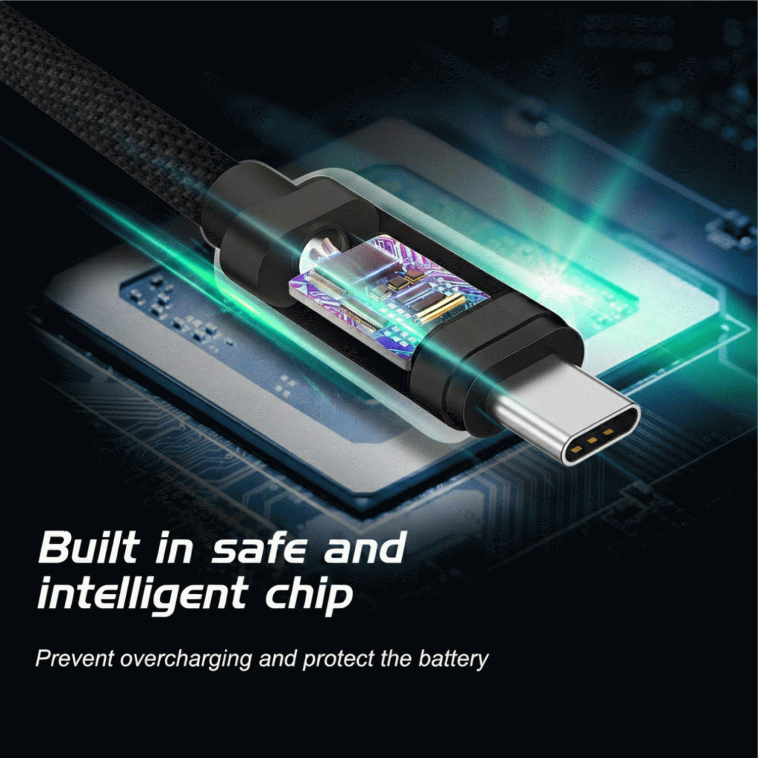 DATOVÝ KABEL SWISSTEN TEXTILE USB-C / USB-C 0,5 M, ČERNÁ