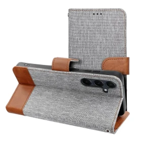 Flipové pouzdro JEANS BOOK pro Xiaomi Redmi Note 17 Pro Max 5G, šedá