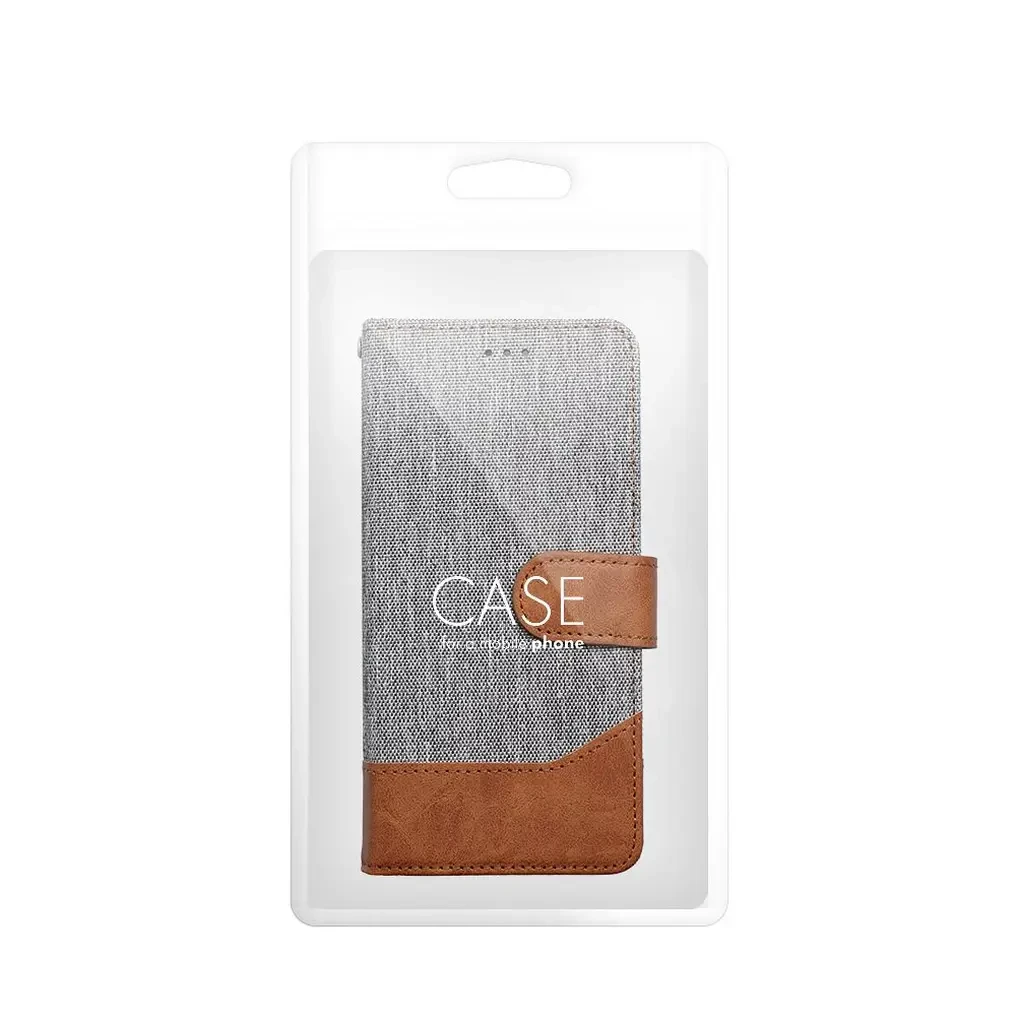 Flipové pouzdro JEANS BOOK pro Xiaomi Redmi Note 17 Pro Max 5G, šedá