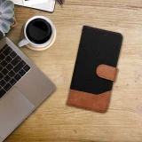 Flipové pouzdro JEANS BOOK pro Xiaomi Redmi Note 17 Pro Max 5G, černá