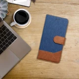 Flipové pouzdro JEANS BOOK pro Xiaomi Redmi Note 17 Pro 5G, modrá