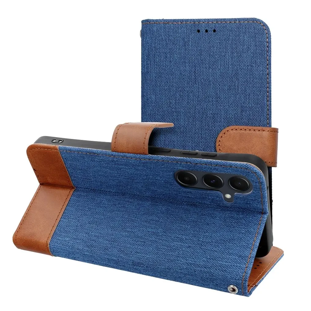 Flipové pouzdro JEANS BOOK pro Xiaomi Redmi Note 17 Pro 5G, modrá