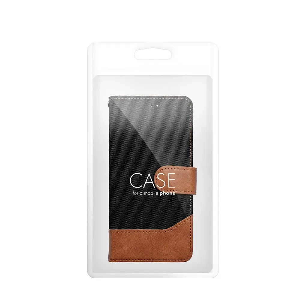 Flipové pouzdro JEANS BOOK pro Xiaomi Redmi Note 17 Pro 5G, černá