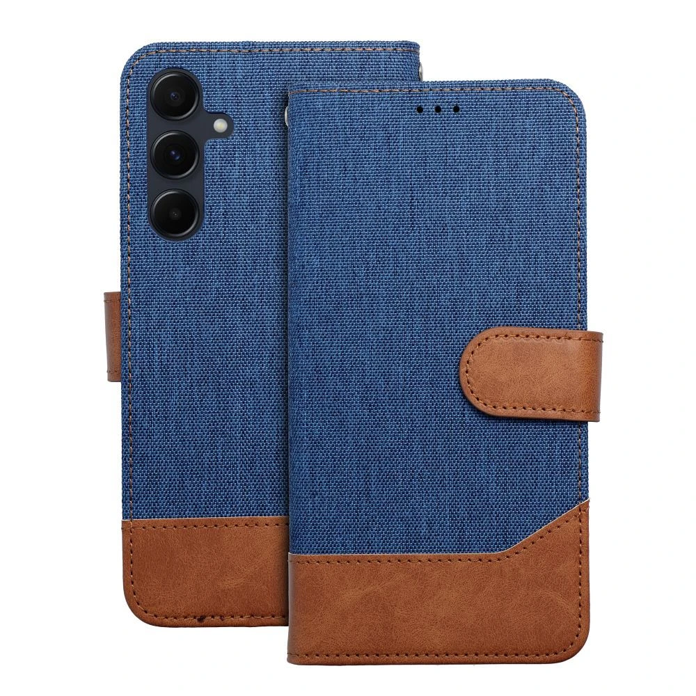 Flip case for Samsung A27 Jeans Book blue
