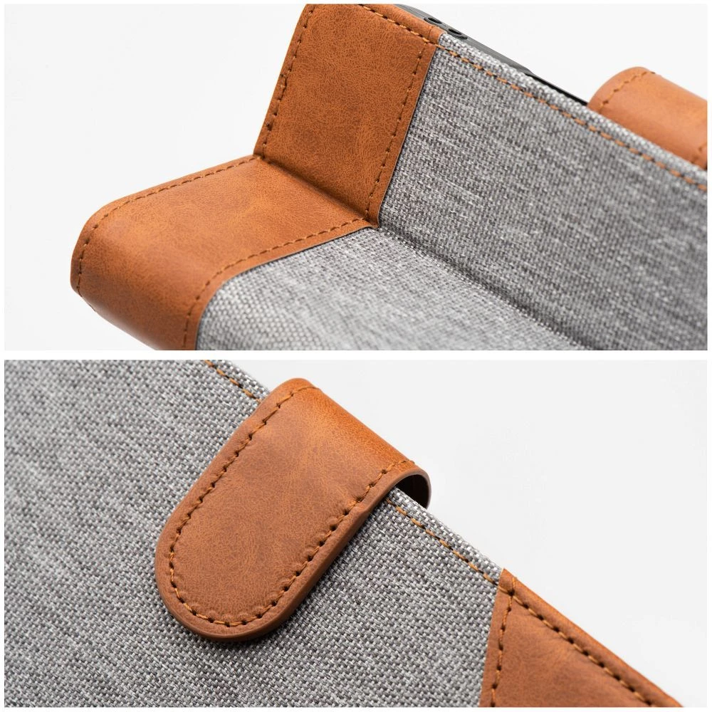 Flip case for iPhone 17 AIR Jeans Book gray