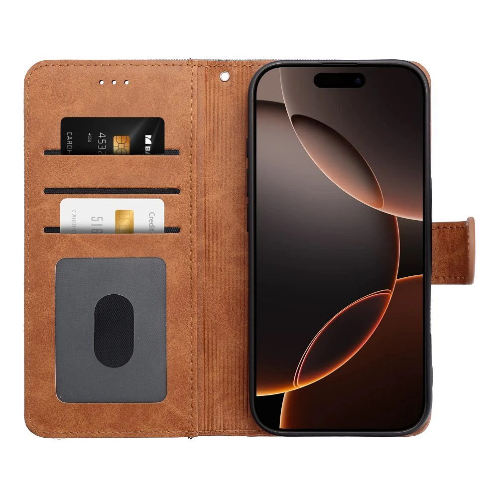 Flip case for iPhone 17 AIR Jeans Book black
