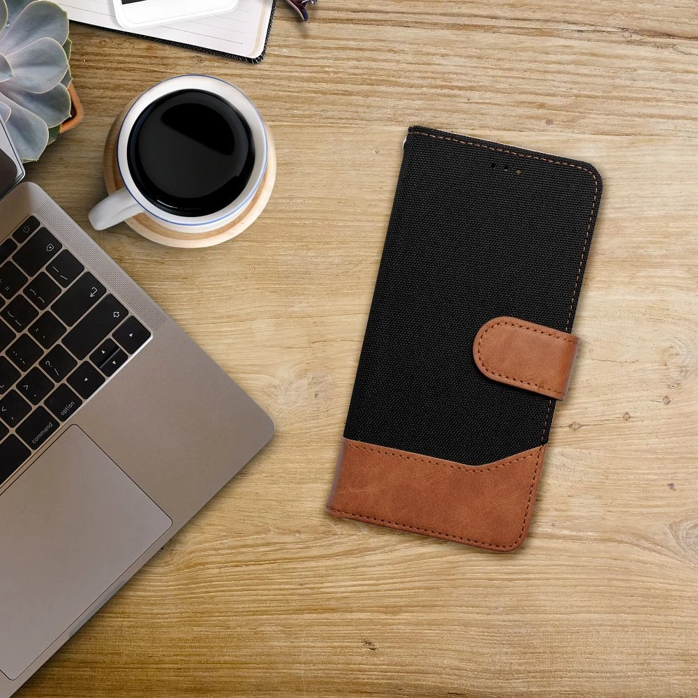 Flip case for iPhone 17 AIR Jeans Book black