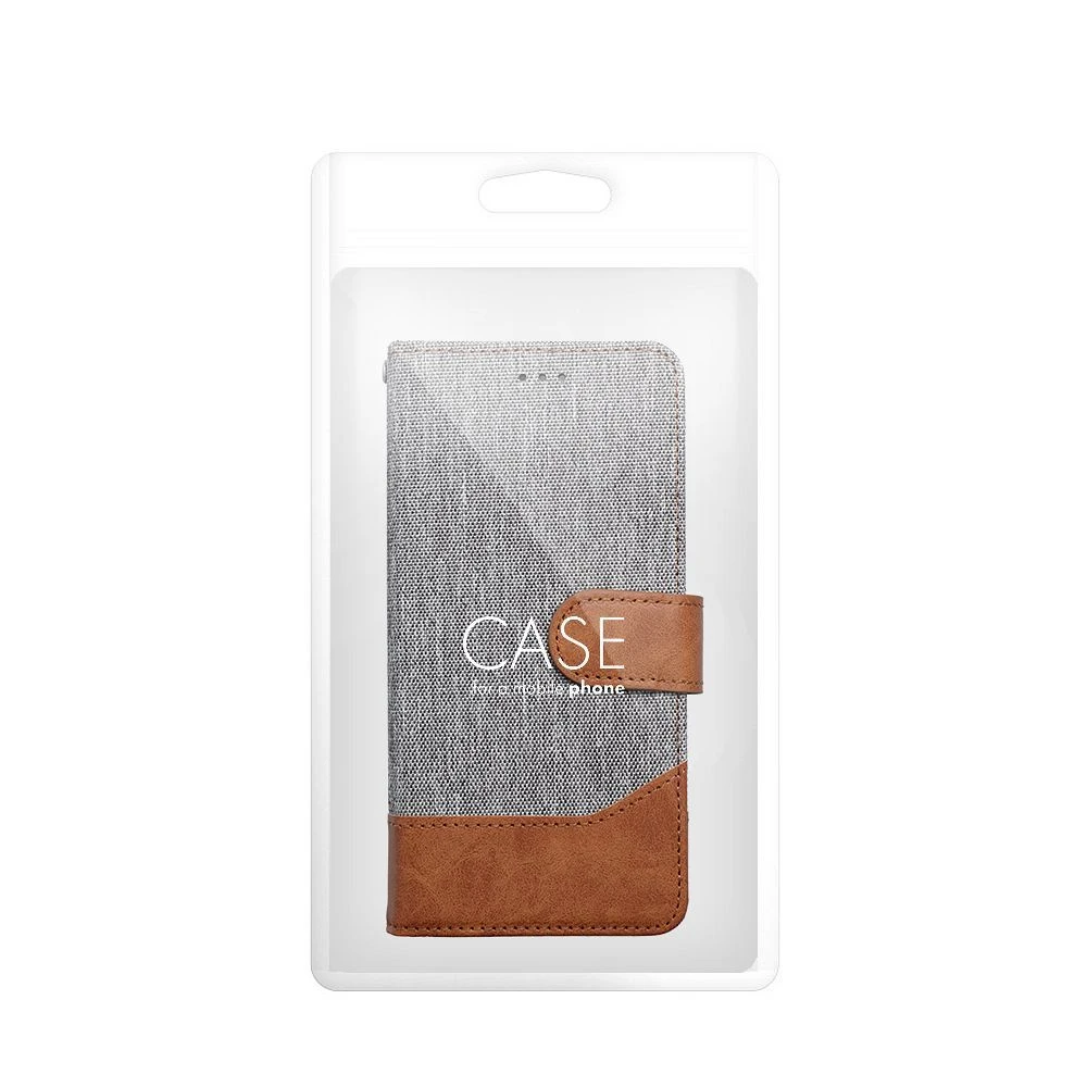 Flip case for iPhone 17 PRO MAX / 18 PRO MAX Jeans Book gray