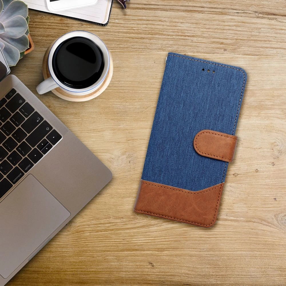 Flip case for Xiaomi Redmi NOTE 14 4G (GLOBAL - 164,84mm x 78,15mm x 8,16mm) Jeans Book blue