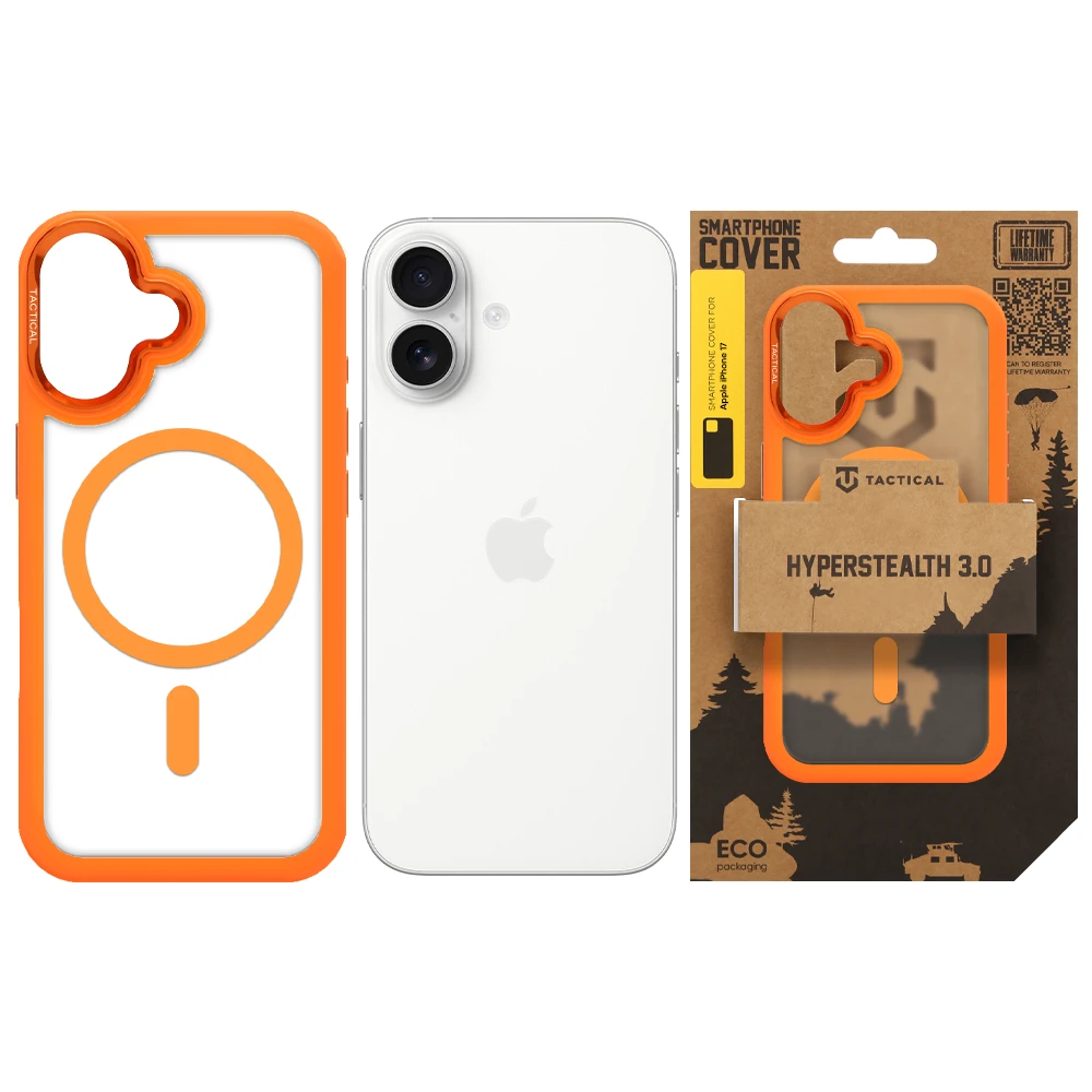 Tactical MagForce Hyperstealth 3.0 Kryt pro Apple iPhone 17 Agent Orange