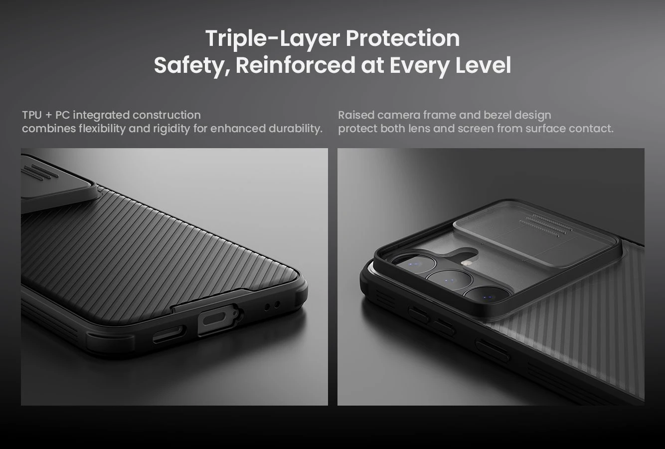 Nillkin CamShield PRO Zadní Kryt pro Samsung Galaxy S26 FE Transparent Black
