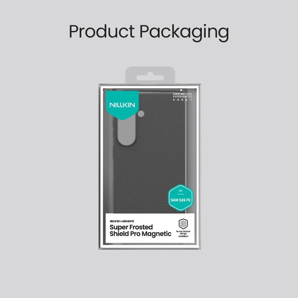 Nillkin Super Frosted Pro Magnetic Zadní Kryt pro Samsung Galaxy S26 FE Black