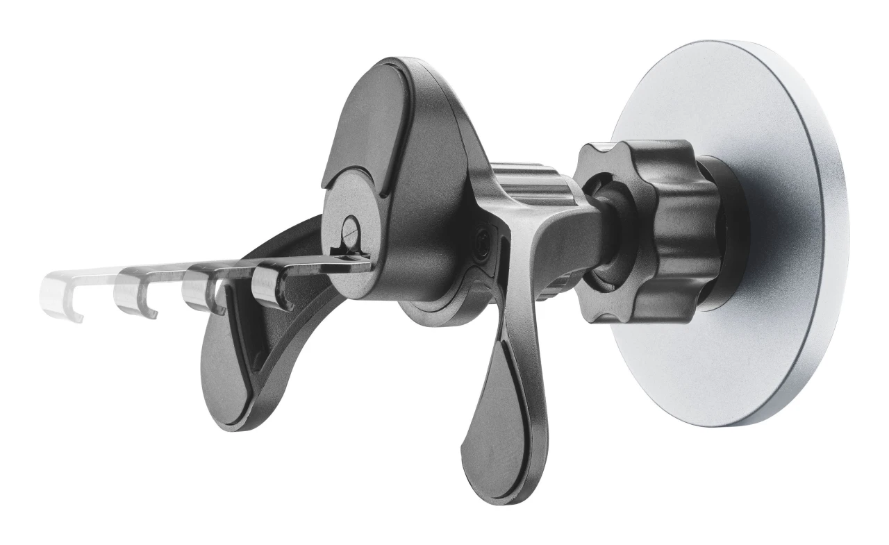 Magnetický držák Cellularline Touch Mag Air Vents s uchycením do mřížky ventilace a podporou MagSafe, černá