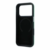 Lacoste PVC Petit Pique Semi Wrap Embossed MagSafe Zadní Kryt pro iPhone 18 Pro Max Estragon