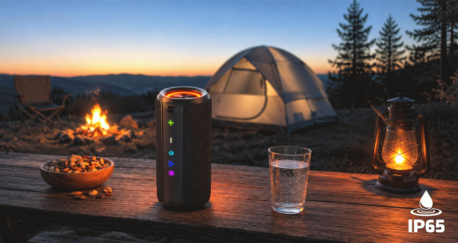 BLUETOOTH REPRODUKTOR SWISSTEN AURA BASS 30W, ČERNÁ
