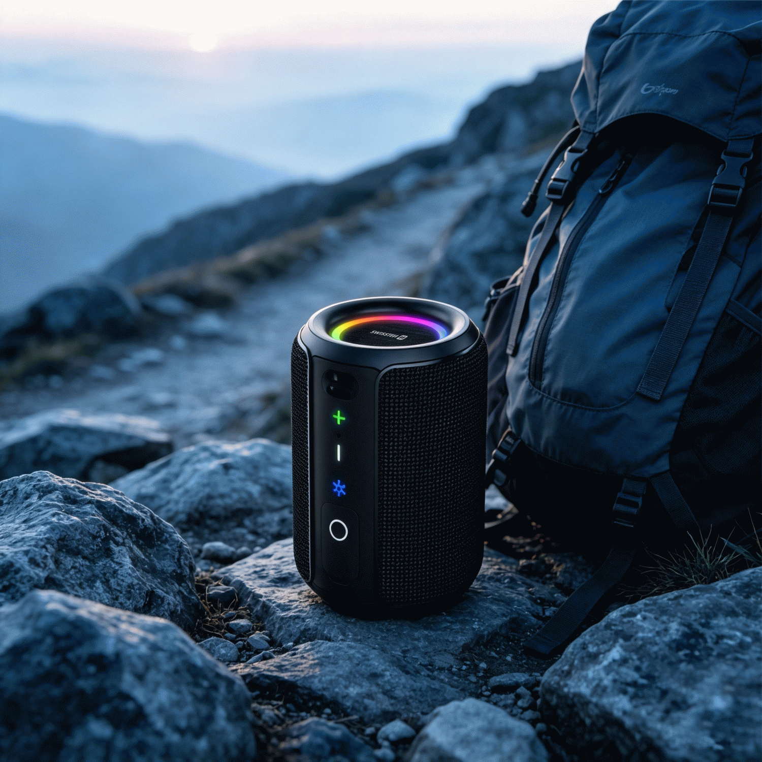 BLUETOOTH REPRODUKTOR SWISSTEN AURA BASS 15W, ČERNÁ