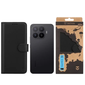 Flipové pouzdro Tactical Field Notes pro Xiaomi 17T Pro, černá