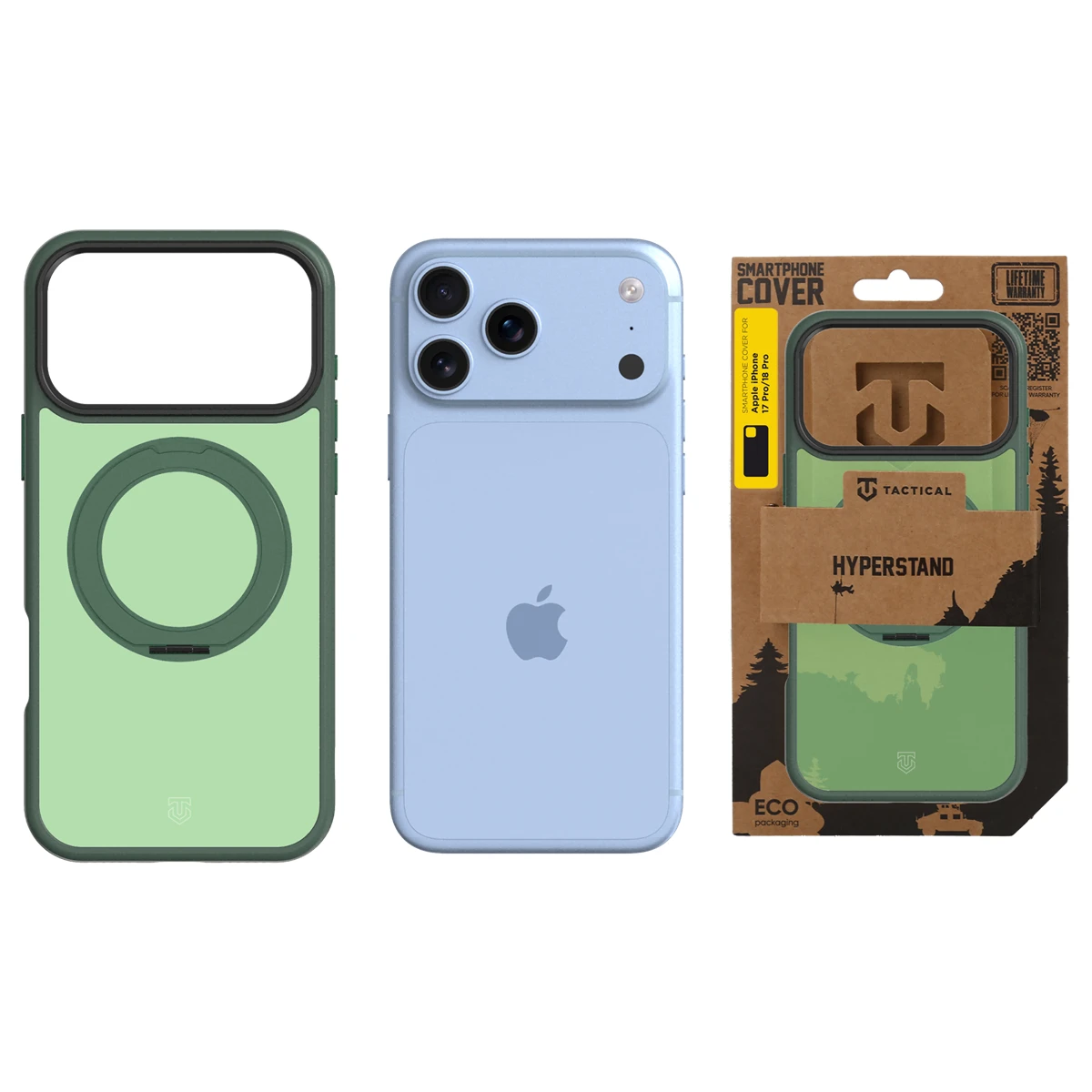 Tactical MagForce Hyperstand Kryt pro Apple iPhone 17 Pro/18 Pro Forest Green