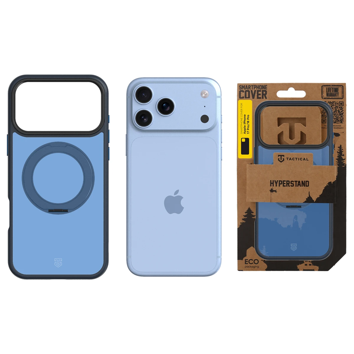 Tactical MagForce Hyperstand Kryt pro Apple iPhone 17 Pro/18 Pro Deep Blue