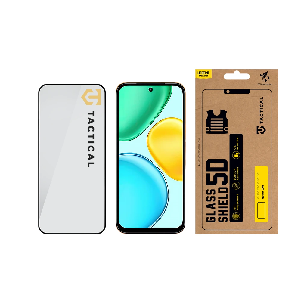 Tactical Glass Shield 5D sklo pro Honor X7e Black