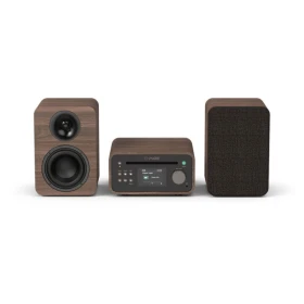 Pure Classic Stereo Mini Minisystém, CD, DAB+, FM hnědá
