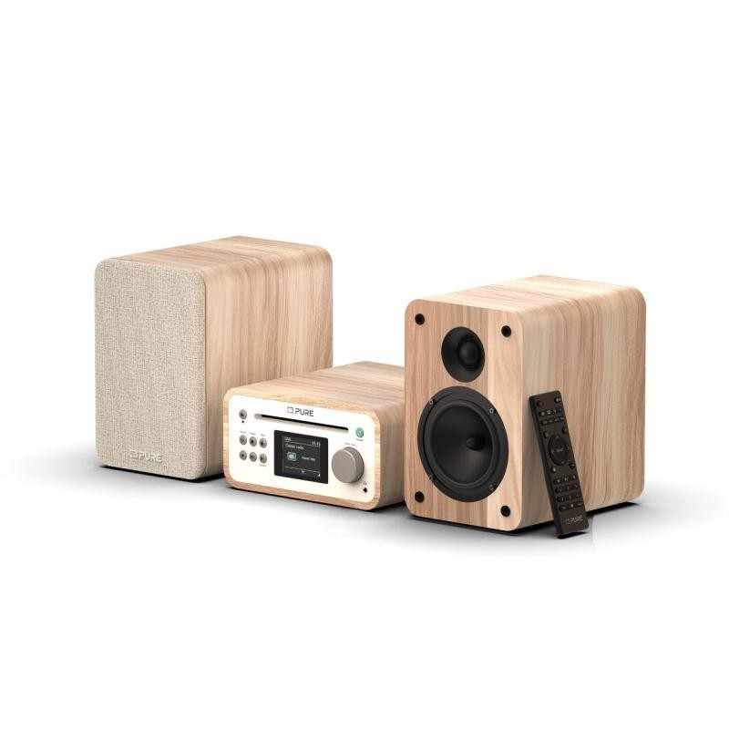 Pure Classic Stereo Mini Minisystém, CD, DAB+, FM bílá