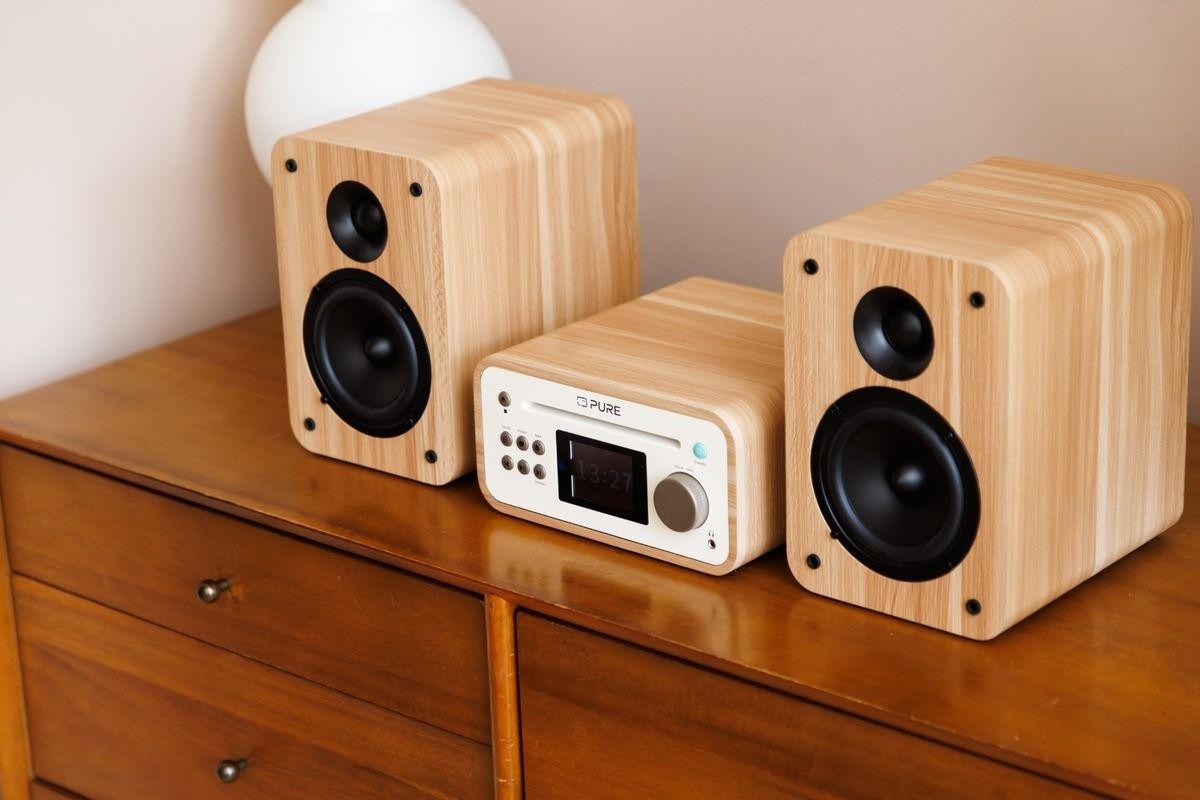Pure Classic Stereo Mini Minisystém, CD, DAB+, FM bílá