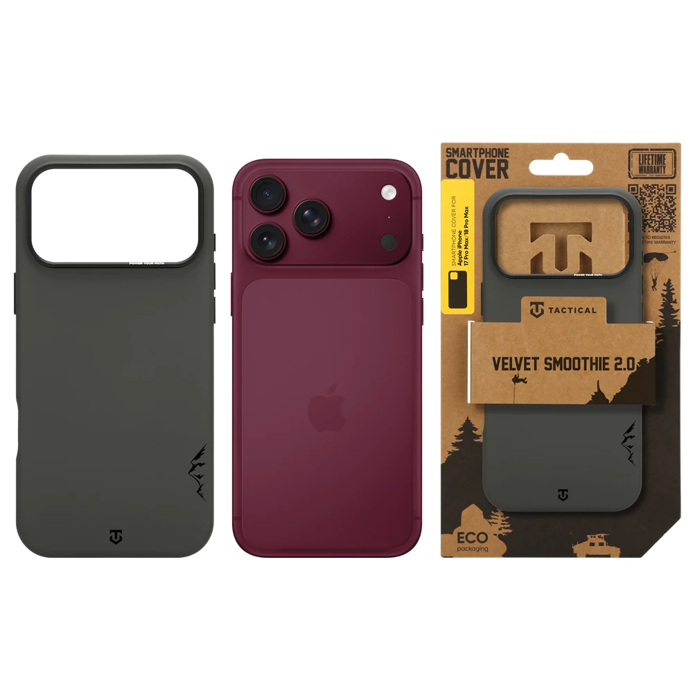 Tactical MagForce Velvet Smoothie 2.0 Kryt pro Apple iPhone 17 Pro Max/18 Pro Max Bazooka