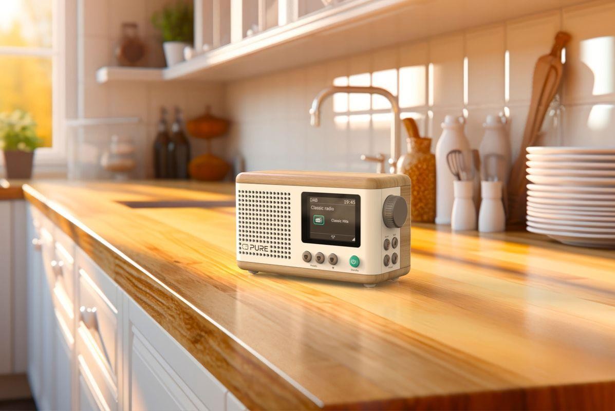 Pure Classic Mini Rádio, DAB+, FM bílá