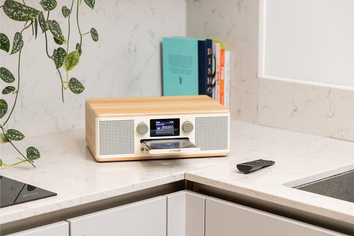 Pure Classic C-D6 CD přehrávač, DAB+, FM bílá