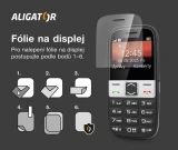 Zadní kryt + fólie na displej ALIGATOR A830 (sada 2v1)