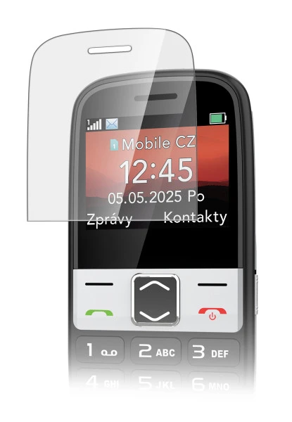 Zadní kryt + fólie na displej ALIGATOR A830 (sada 2v1)