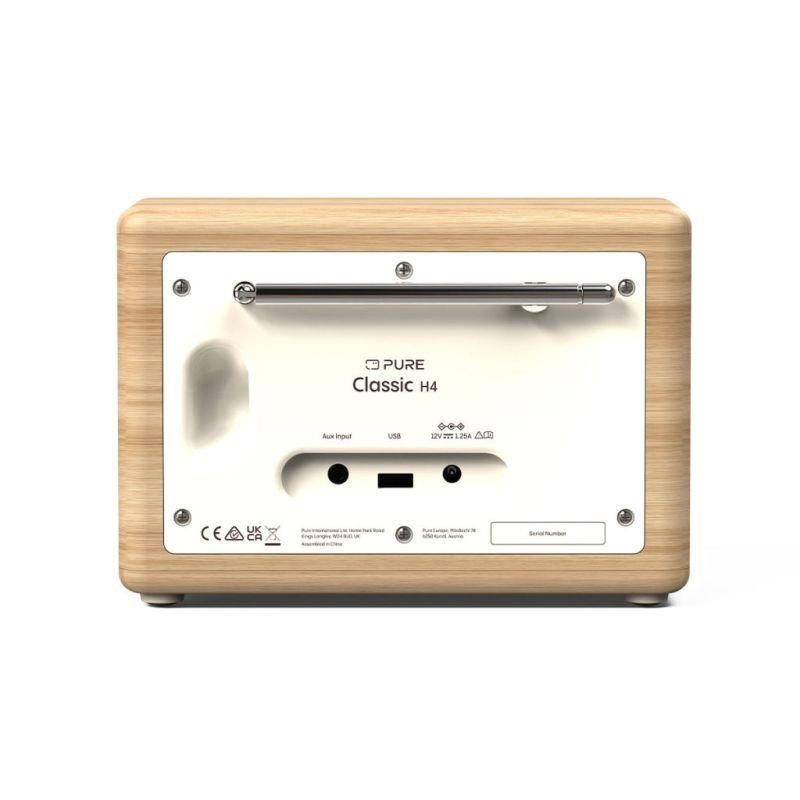 Pure Classic H4 Rádio, DAB+, FM bílá