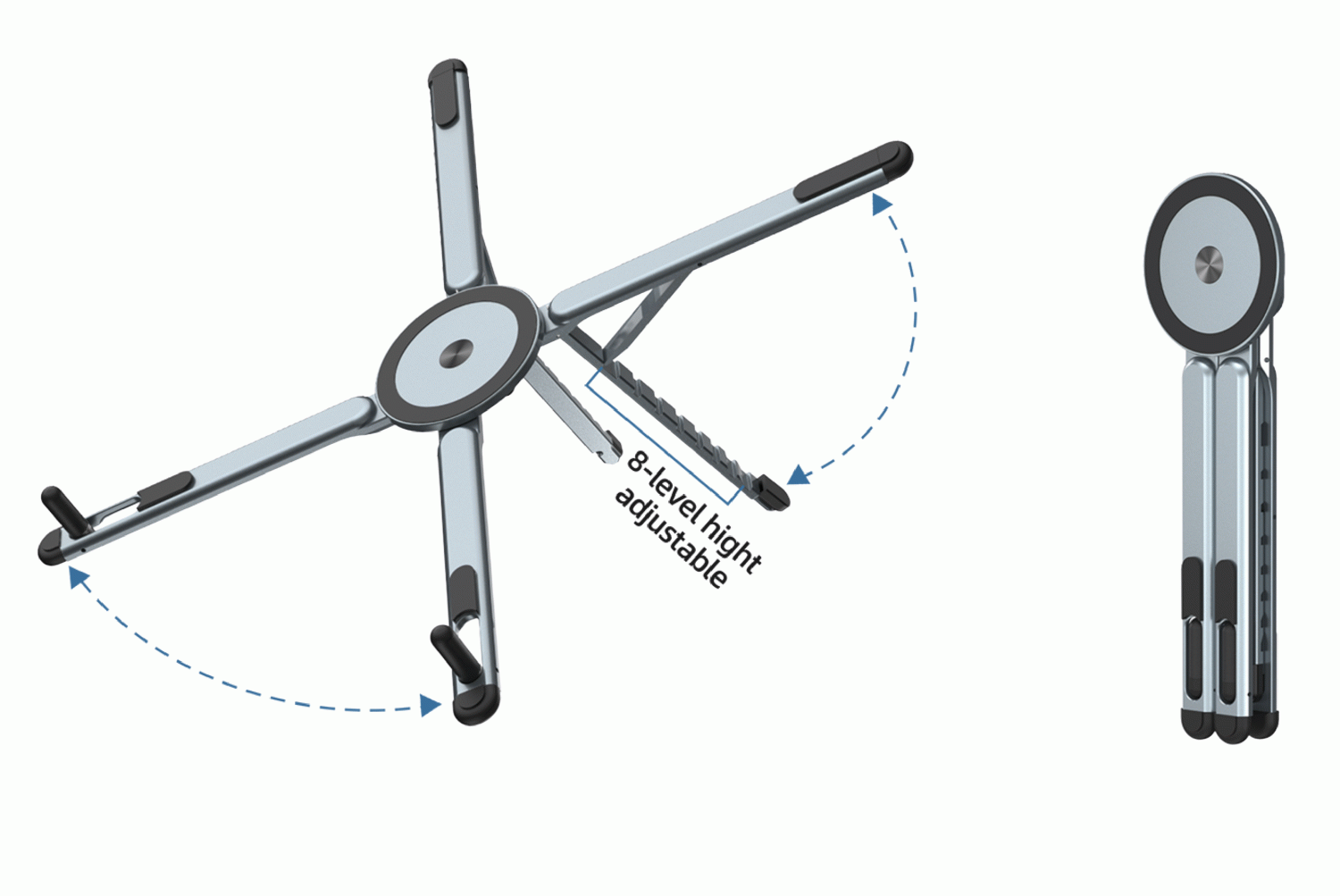 SWISSTEN HLINÍKOVÝ DRŽÁK NA SMARTPHONE / TABLET / LAPTOP, kompatibilní s MagSafe