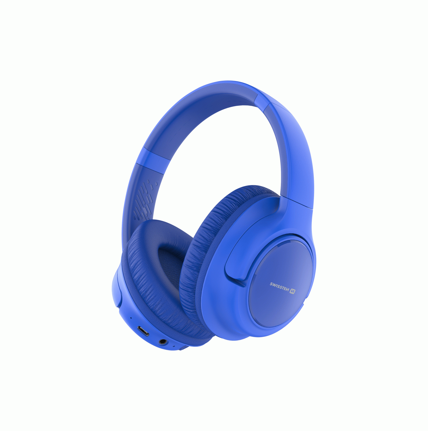 BLUETOOTH DĚTSKÁ STEREO SLUCHÁTKA SWISSTEN JUNIOR, MODRÁ