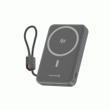 SWISSTEN SEMI-SOLID 10000 mAh, 45W S INTEGROVANÝM KABELEM USB-C, Qi2.2, 25W, kompatibilní s MagSafe