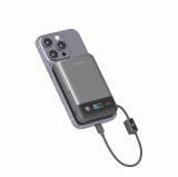 SWISSTEN SEMI-SOLID 10000 mAh, 45W S INTEGROVANÝM KABELEM USB-C, Qi2.2, 25W, kompatibilní s MagSafe