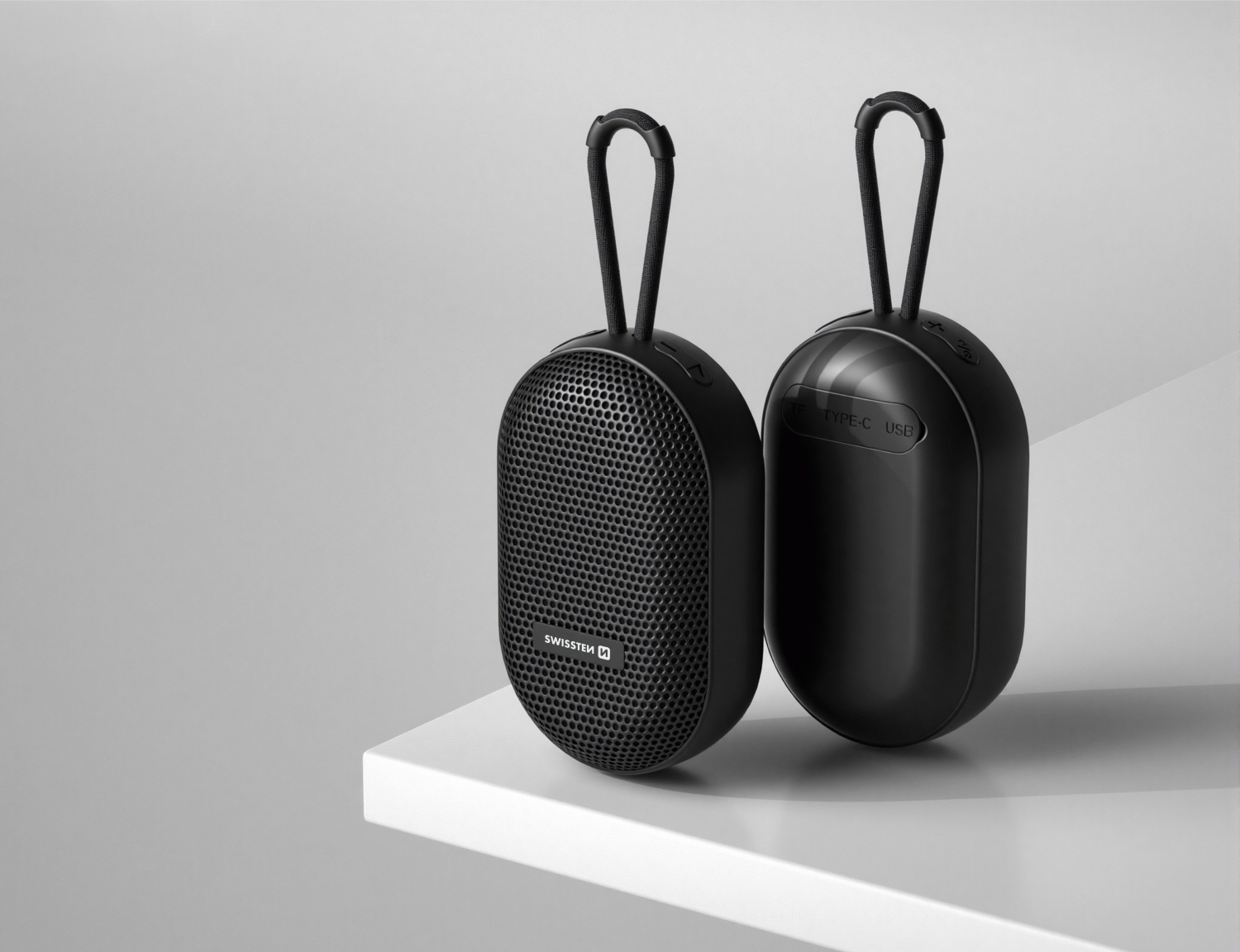 BLUETOOTH REPRODUKTOR SWISSTEN SPARK 8W, ČERNÁ