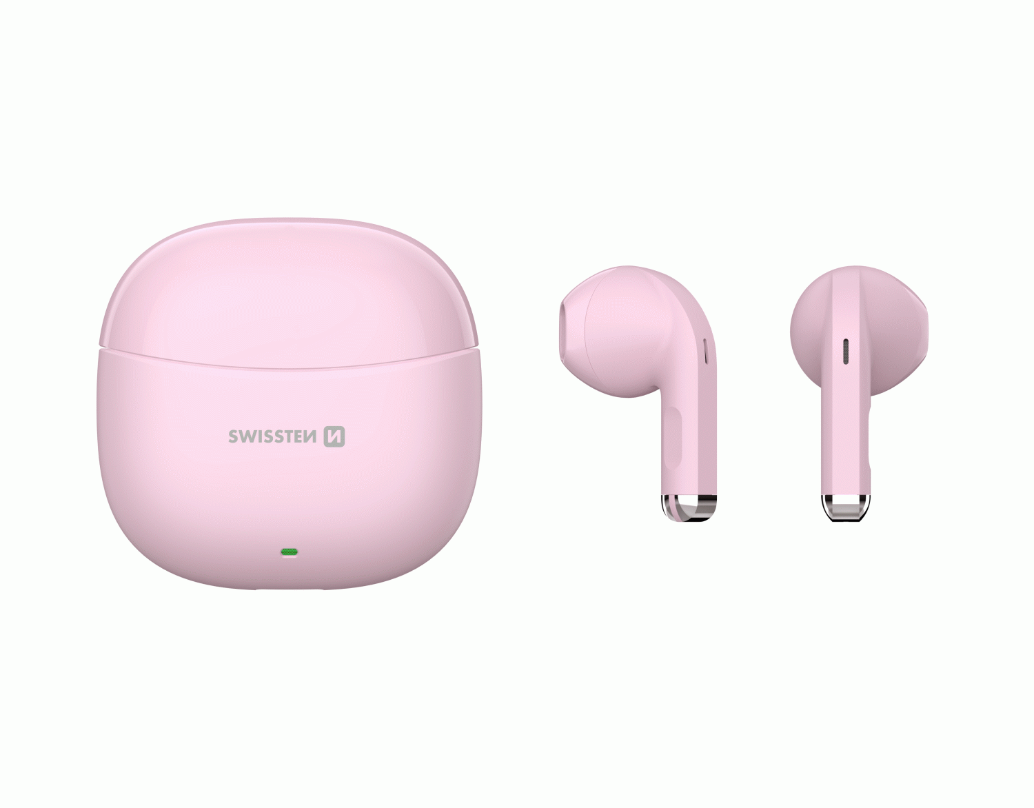 BLUETOOTH TWS SLUCHÁTKA SWISSTEN Mini TUNE, RŮŽOVÁ