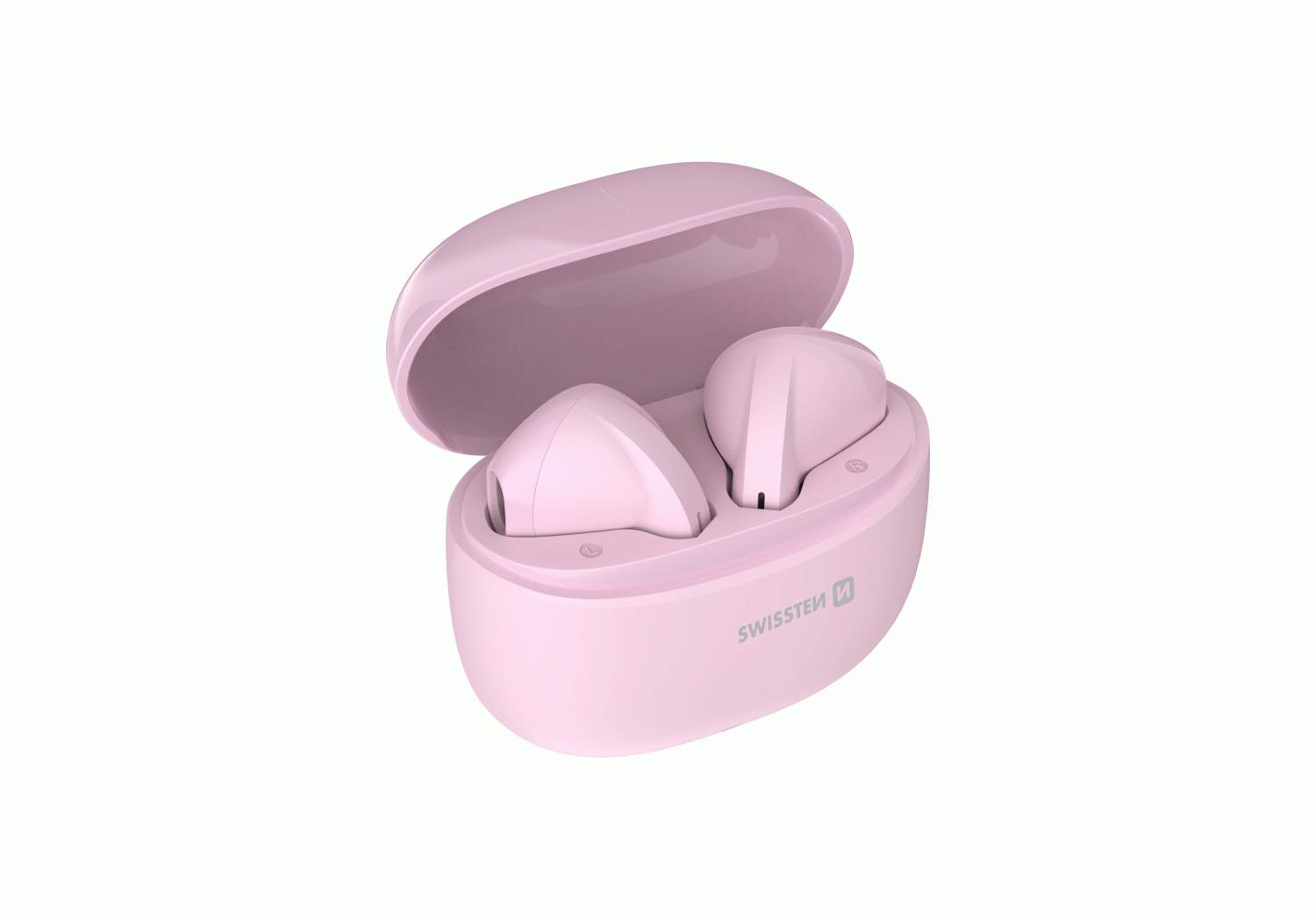 BLUETOOTH TWS SLUCHÁTKA SWISSTEN Mini TUNE, RŮŽOVÁ