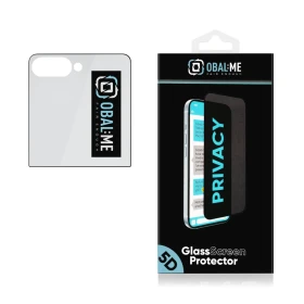 Tvrzené sklo OBAL:ME Privacy 5D pro Samsung Galaxy Z Flip8, černá
