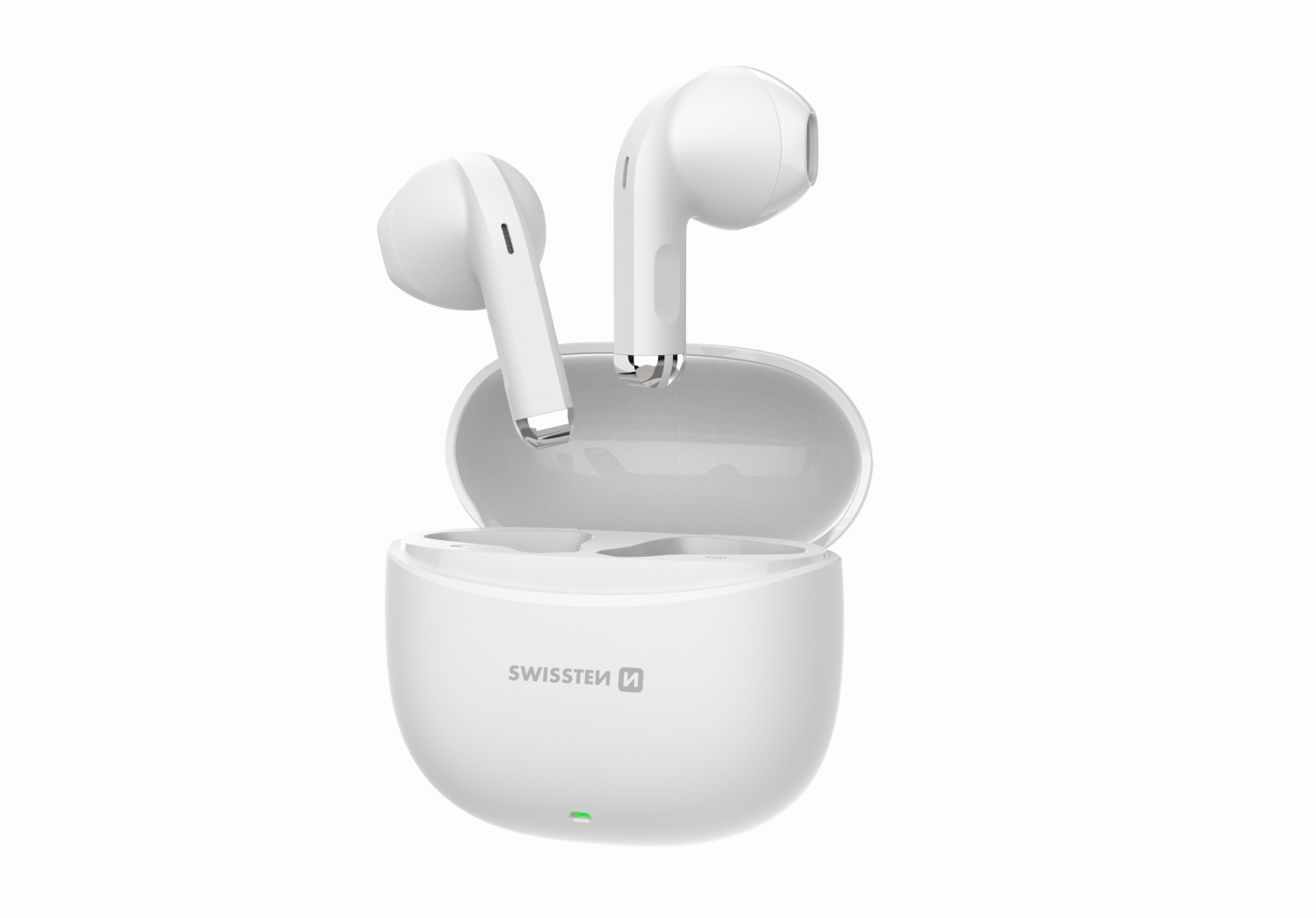 BLUETOOTH TWS SLUCHÁTKA SWISSTEN Mini TUNE, BÍLÁ